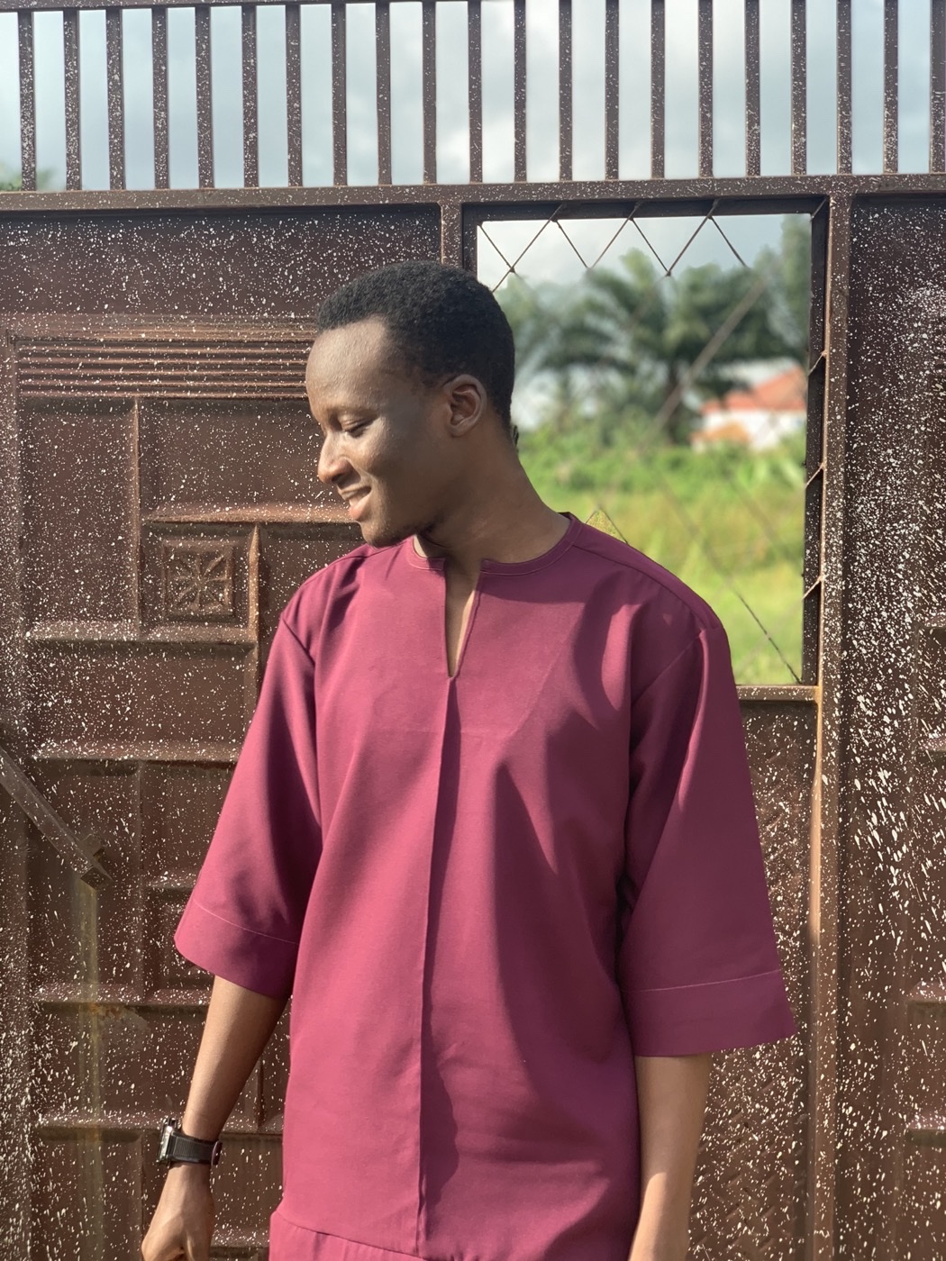 Tolani Jesse in traditional attire